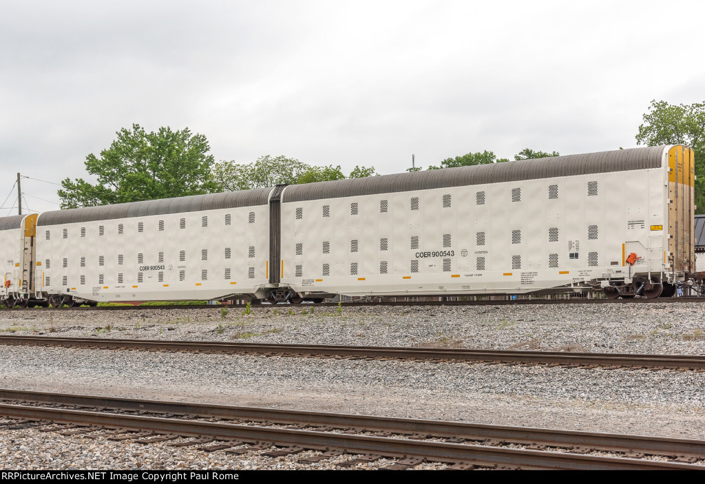 COER 900543, Auto-Max II Autorack Car on the NSRR